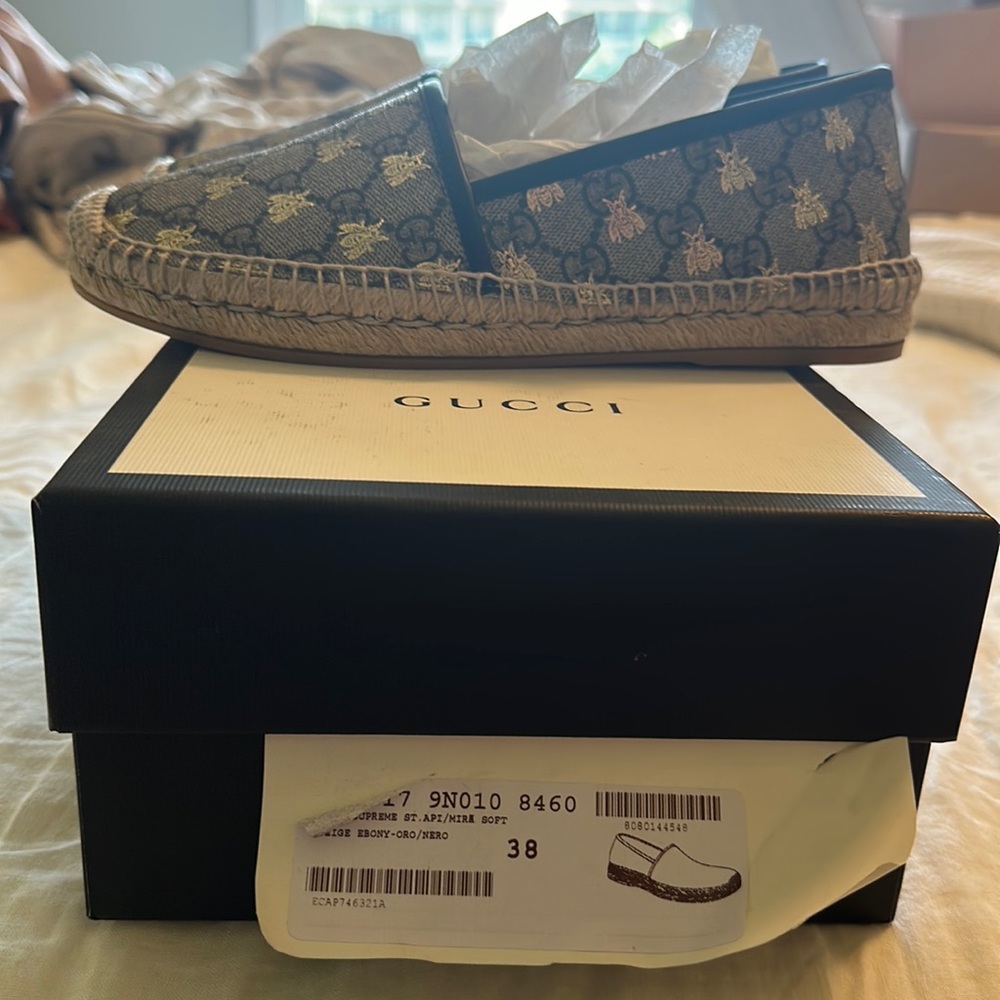 Gucci Bee Espridrilles 38